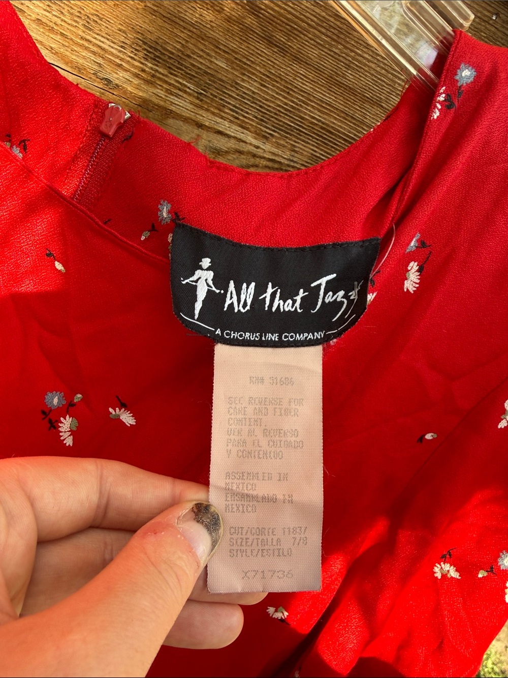 All that jazz vintage dress floral - Picture 6 of 7